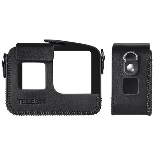 Кожаный чехол Telesin для GoPro HERO8 Black GP-PRC-L08BLACK Черный