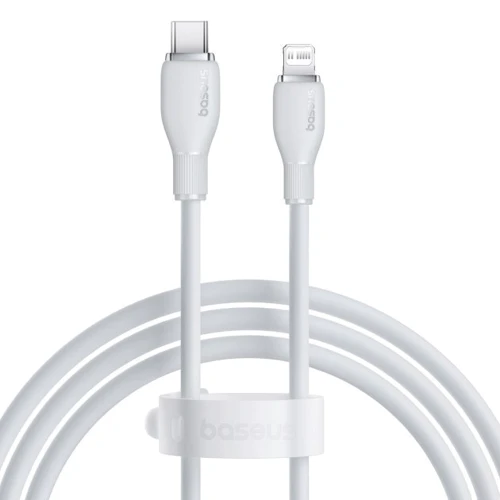 Кабель Baseus Cable USB-C to Lightning Pudding Series Fast Charging Cable 20W 1.2m White (P10355701221-00)