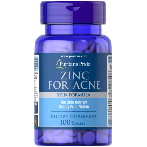 Puritan's Pride Zinc for Acne, 100 Count: Тип Мультімінерали