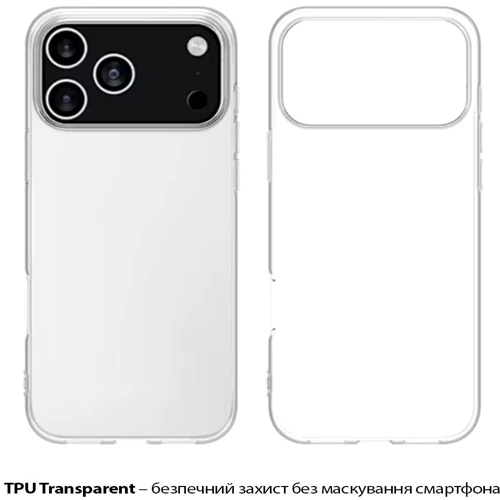 Чехол для iPhone BeCover TPU Case Transparancy for iPhone 17 Pro Max (713763)
