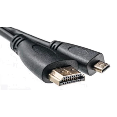 Кабель и переходник PowerPlant HDMI A to HDMI D (micro), 0.5m (KD00AS1241)