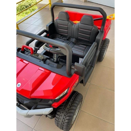 Детский электромобиль Внедорожник Bambi Racer, красный (M 5026EBLR-3(24V)): Максимальная скорость, км/ч 8