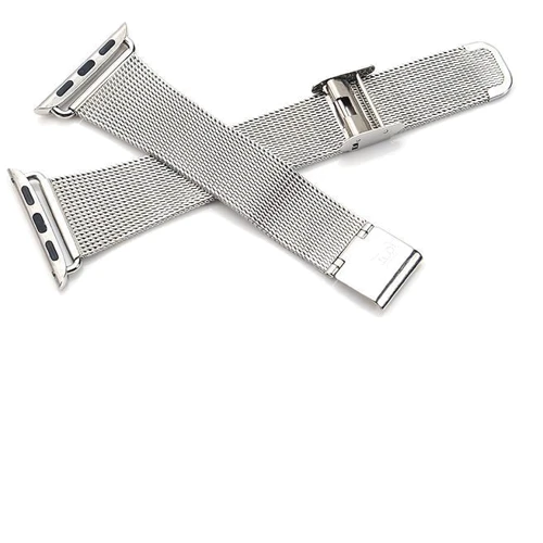 Аксесуар для Watch COTEetCI W2 Milanese Band Silver (CS2063-S) for Apple Watch 42/44/45/49mm фото 5