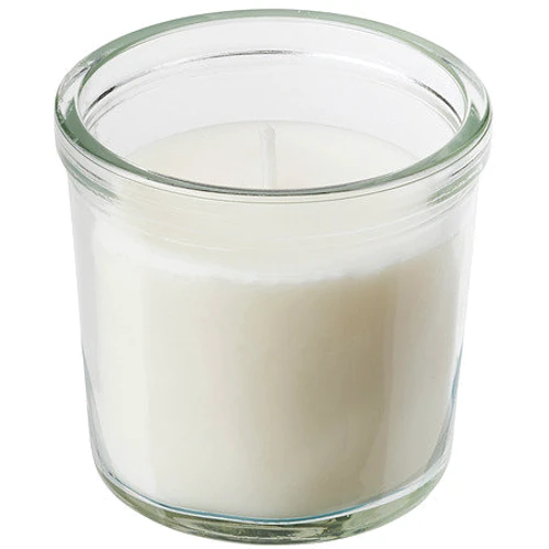 Ароматическая свеча в стекле ІКЕА Jamlik 20 часов Светло-бежевый (20502109): undefined undefined