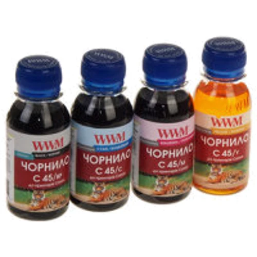 Чорнило WWM CANON PG440/CL-441 Black Pigment +C/M/Y (C45SET-4)