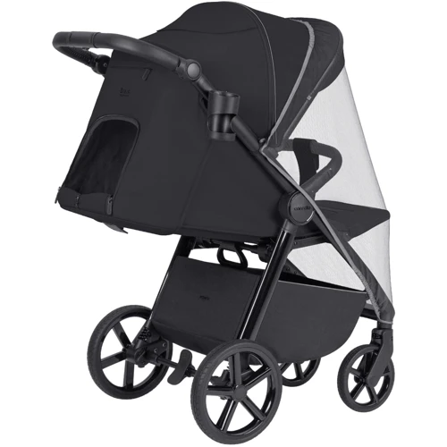 Коляска прогулянкова Carrello Bravo SL CRL-5520 Ink Black 2024 (CRL-5520 Ink Black 2024): Матеріал коліс резина