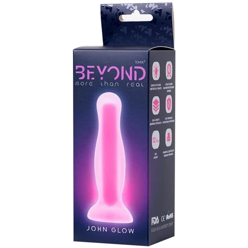 Анальная пробка Beyond By Toyfa John Glow (светящаяся в темноте)