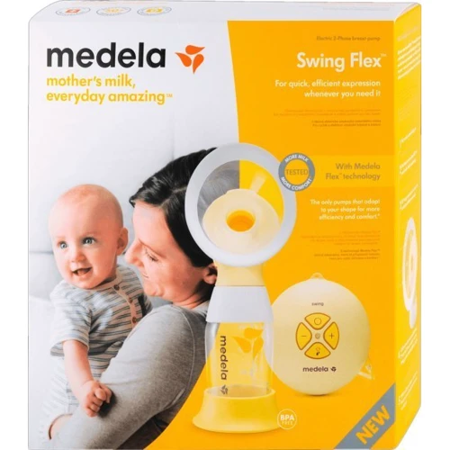 Двухфазный электрический молокоотсос Medela Swing Flex: Принцип работы электрический