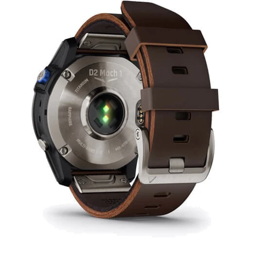 Смарт-часы Garmin D2 Mach 1 Aviator Smartwatch with Oxford Brown Leather Band (010-02582-55) фото 11