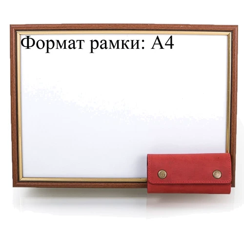 Женская ключница DNK Leather красная (DNK-Keys-Scol-H) фото 6