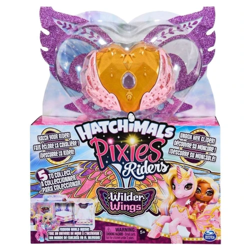 Ляльковий набір Hatchimals Pixies Дикі крила Фея Софі (SM19178-5): Особливості С подставкой