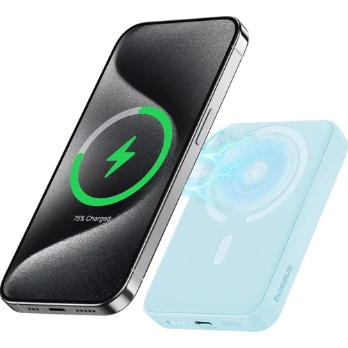 Зовнішній акумулятор Baseus Power Bank 20000mAh Magnetic Wireless 20W Blue (PPCX150003): Вихідна напруга, В 12
