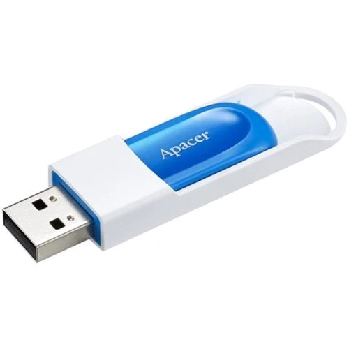 USB-флешка Apacer AH23A 64GB USB 2.0 White (AP64GAH23AW-1): Объем памяти 64 GB