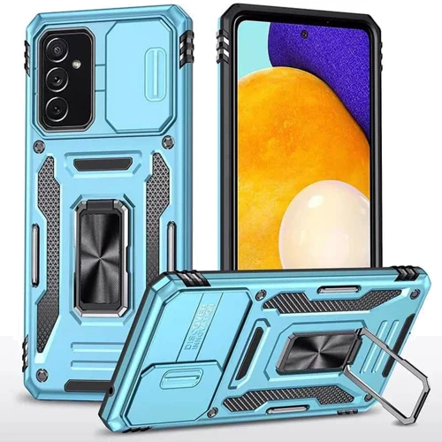 Чехол для телефонов Mobile Case Camshield Army Ring Light Blue for Samsung A145 Galaxy A14 4G / A146 Galaxy A14 5G