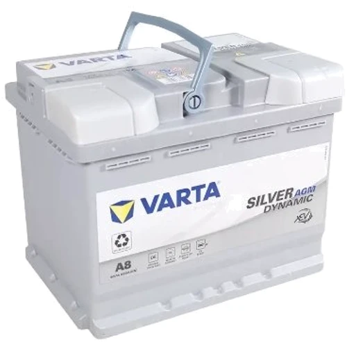 Автомобільний акумулятор AGM (Start-Stop) Varta Silver Dynamic A8 UA: Пусковий ток, А 680