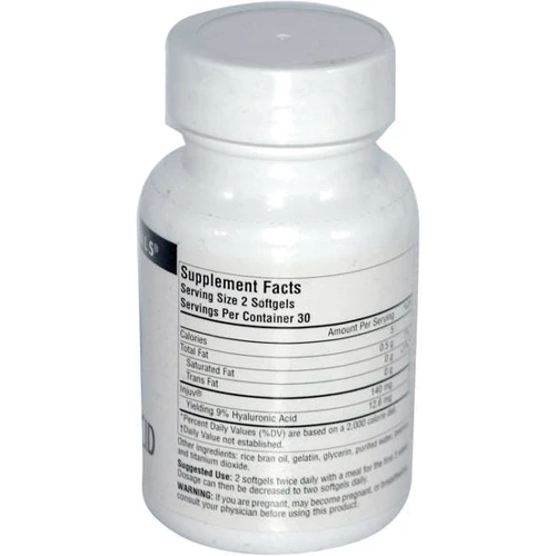 Source Naturals Injuv Hyaluronic Acid 70 mg 60 Softgels Гиалуроновая кислота: Тип Гиалуроновая кислота