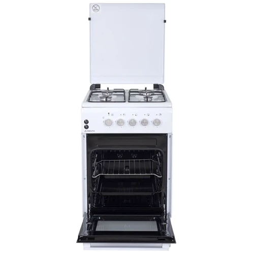 Газовая плита Delfa GC 5001 W: Электроподжиг конфорок есть