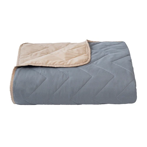 Покривало Sonex Bora Bora двостороннє 220x240 см + наволочка 50x70 см (2 шт.) коричневий/сірий (SO102399)