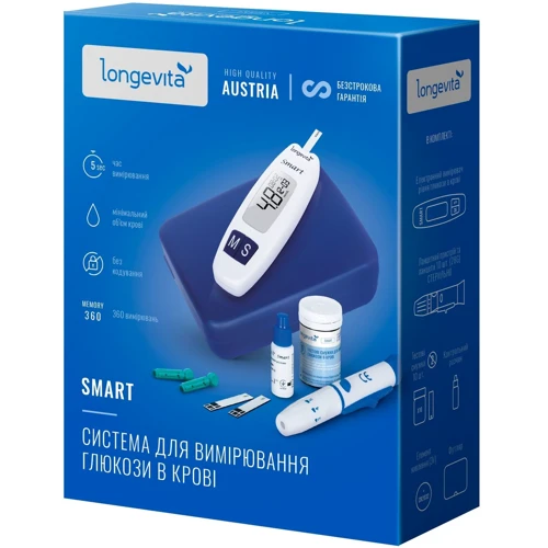 Глюкометр Longevita Smart фото 4