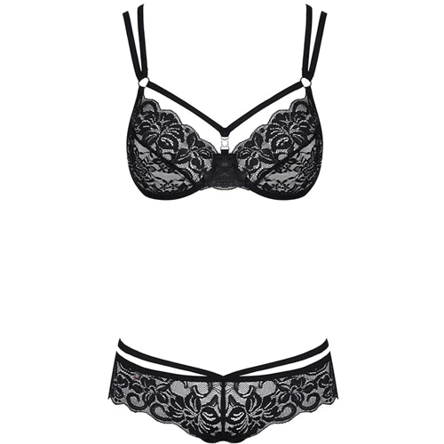 Комплект Obsessive 860-SET-3 set, черный, L/XL