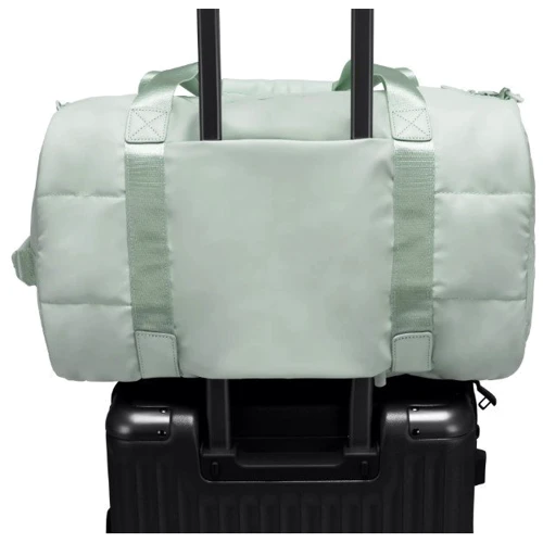 Женская дорожная сумка Heys Puffer Sage Green зеленая (30123-0138-00): Тип ручки Со съемным ремнем, Плечевой ремень, С двумя ручками