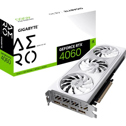 Видеокарта Gigabyte GeForce RTX 4060 AERO OC 8G (GV-N4060AERO OC-8GD)
