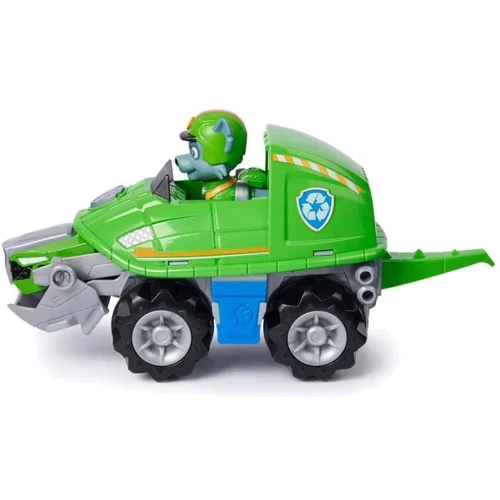 Большой спасательный автомобиль-трансформер Paw Patrol Джунгли Щенячий патруль с водителем Рокки (SM17776/0648) фото 4