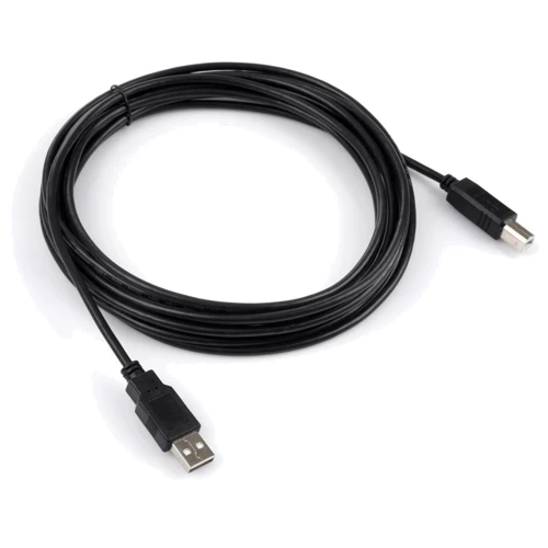 Vinga USB 2.0 AM/BM Black 5m (VCPUSBAMBM5BK)