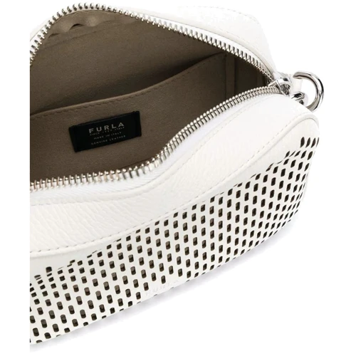 Женская сумка кросс боди Furla Block Mini белая (1060266): Тип Сумки