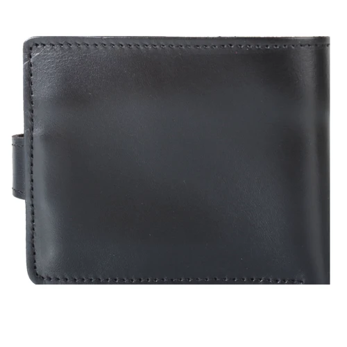 Мужское портмоне DNK Leather черное (DNK-Full-Purse-col-J): Материал Натуральная кожа