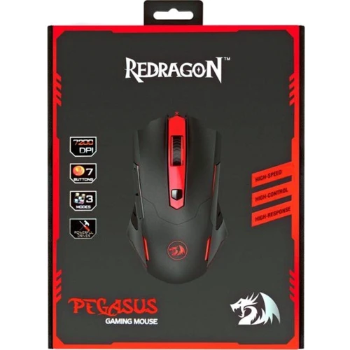 Мишка Redragon Pegasus USB Black (74806): Вага 150 г