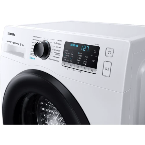 Стиральная машина Samsung WW80AAS22AE/UA: Загрузка белья (стирка), кг 8
