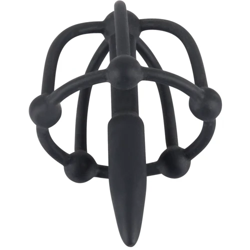 Уретральная вставка с клеткой для головки Orion Penis Plug With Glans Cage: Производитель Orion