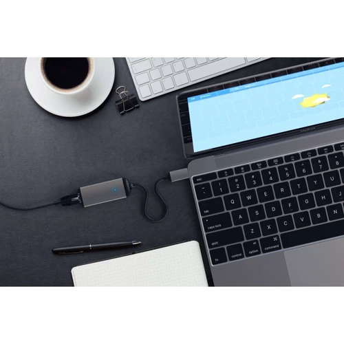 Адаптер Satechi Adapter USB-C to RJ45 Space Grey (ST-TCENM): Дополнительные разъемы Ethernet