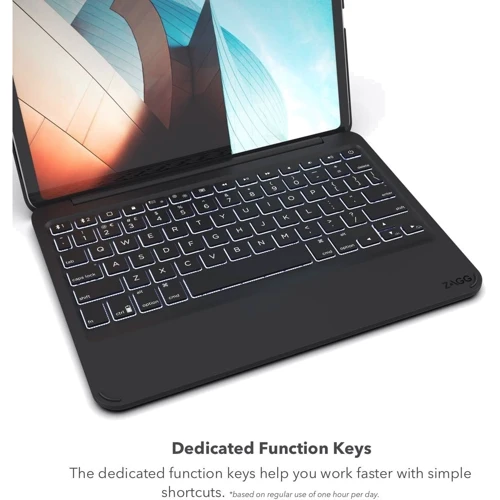 Аксессуар для iPad ZAGG Folio Case Smart Keyboard Black for iPad Pro 11 2018 (103002357)