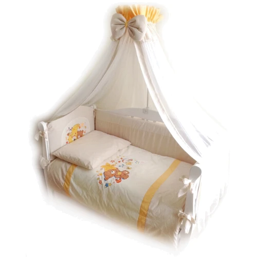 

Постельный комплект 7 эл. Twins Evo Мишки на луне 4073-A-012, orange, оранжевый
