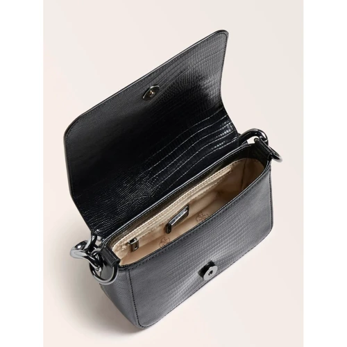 Женская сумка кросс боди Guess Tullia Mini Crossbody Flap черная (HWKM8382780-BLA): Страна производитель Китай