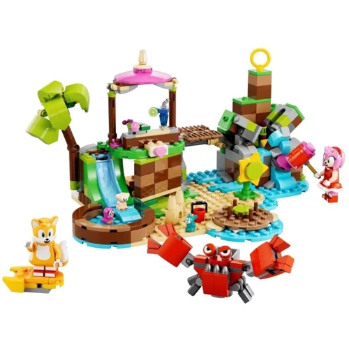 Конструктор LEGO Ideas Sonic the Hedgehog Острів порятунку тварин Емі 388 деталей (76992): Серія Ideas
