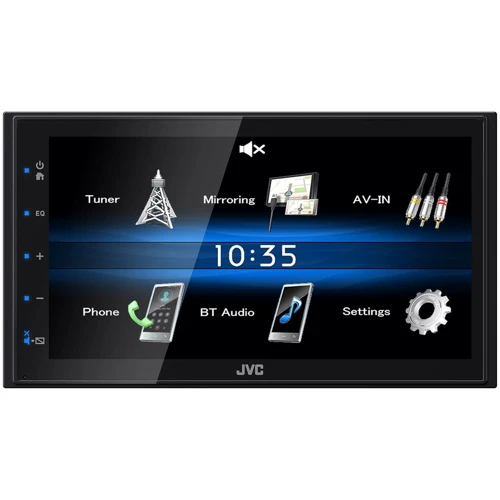 Автомагнітола (мультимедіа) 2-DIN JVC KW-M25BT