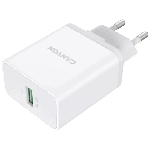 Зарядное устройство Canyon Wall Charger USB H-24 24W White (CNE-CHA24W)