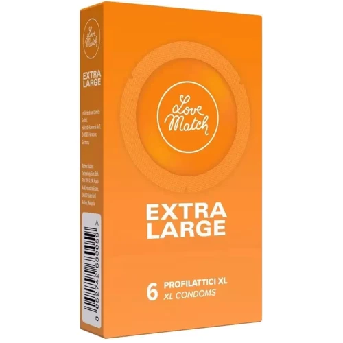 Презервативы размера XL Love Match Extra Large, 6 шт