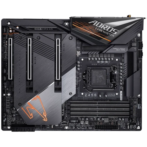 GIGABYTE Z490 AORUS MASTER: Оперативная память 4xDDR4 5000 МГц, до 128 ГБ