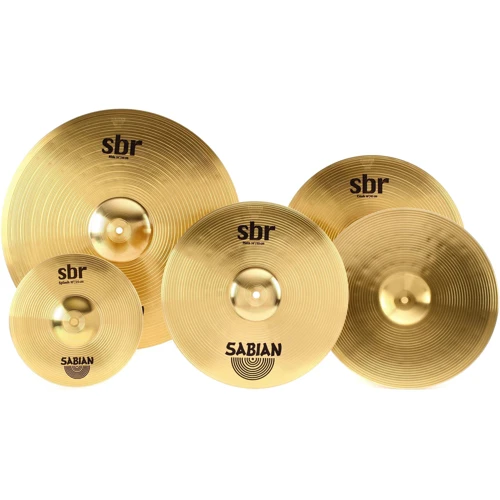 Набор тарелок SABIAN SBr Performance Set with 10" Splash: Тип Сплеш, Райд, Креш, Хай-хет