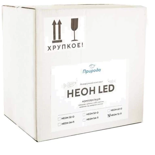 Аквариумный комплект НЕОН LED 54 л прямой (4823082417322): Производитель Природа