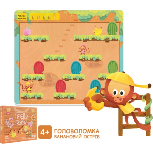 Настольная игра TOI магнитная головоломка Банановый остров 2041016