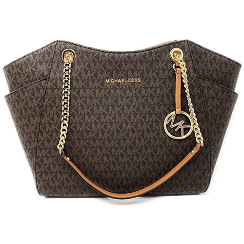 Женская сумка тоут Michael Kors темно-коричневая (192877938477): Пол Женский