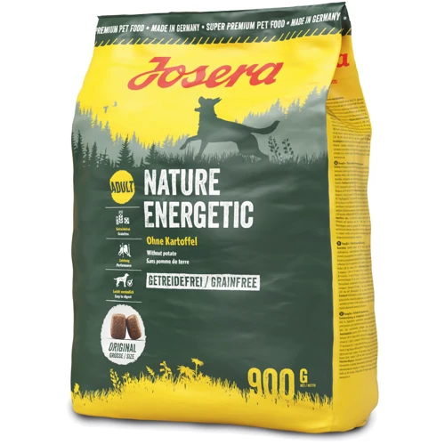 Сухой корм для активных собак Josera Nature Energetic Adult беззерновой с мясом птицы 900 г (4032254745341)