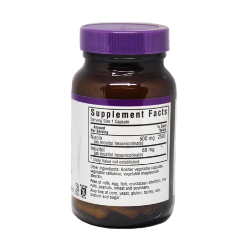 Bluebonnet Nutrition Niacin Flash-Free 500 mg 60 caps: Тип Витамин B