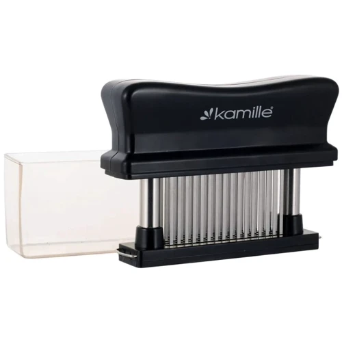 Тендерайзер для м'яса Kamille 12 см чорний (KM-10088)