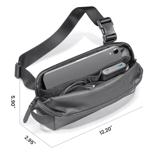 Сумка для ноутбуков Tomtoc 8.3" Explorer-T21 Black (T21S1D1) фото 6